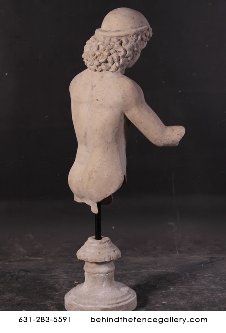 Classical Roman Stone Bust of Boy