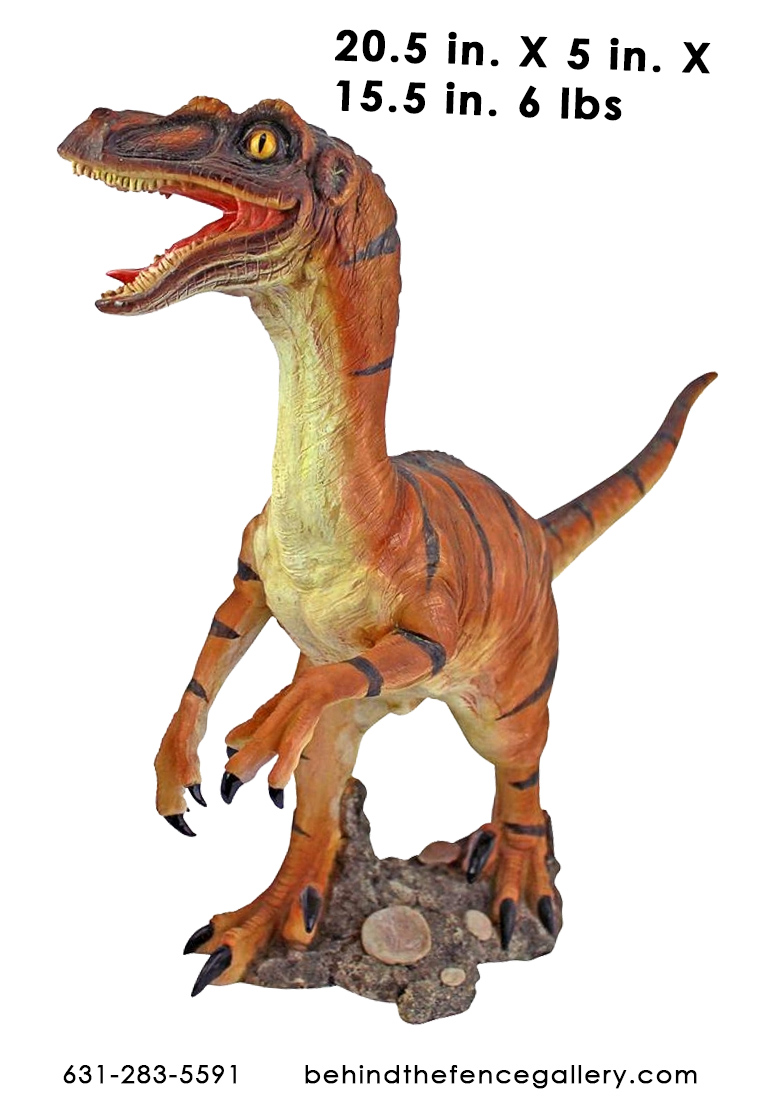 Roaming Velociraptor Statue - Click Image to Close