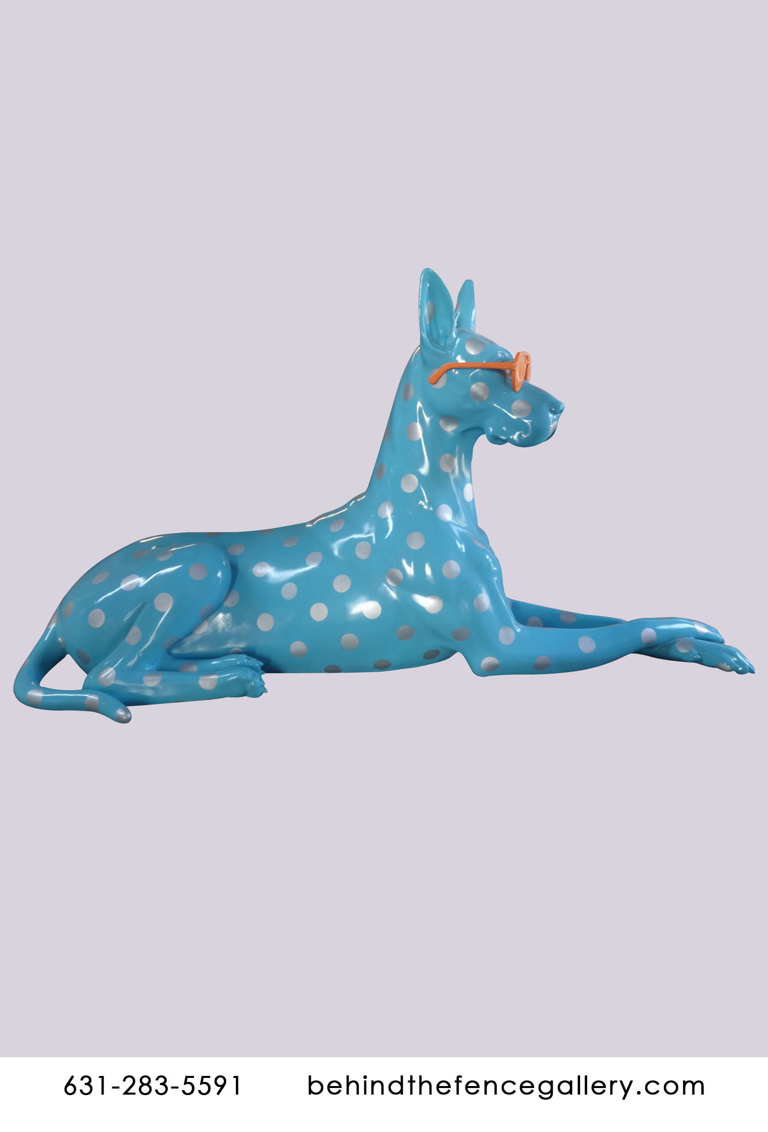 Pop Art Great Dane in Shades Statue