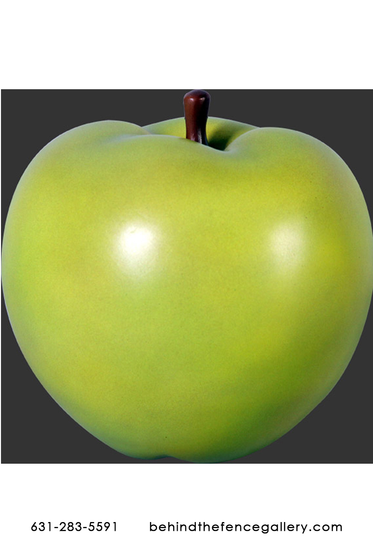 Oversized Green Granny Smith Apple Food Prop - Click Image to Close