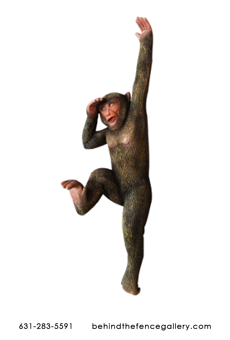 Hanging Marquee Monkey Statue - Click Image to Close