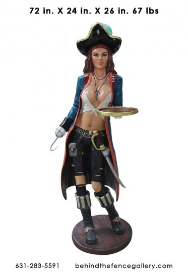 Pirate Girl 5.5ft (JR 2356) - The Jolly Roger - Life Size 