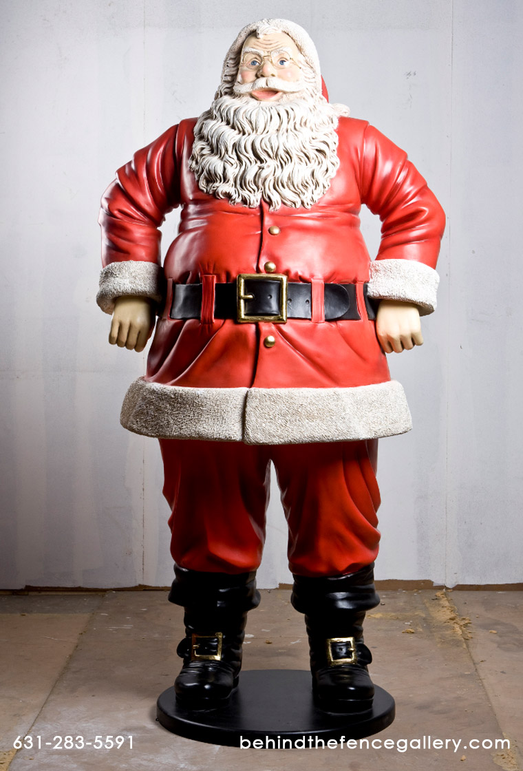 Jolly Santa Statue 6.5 ft. Christmas Decorations - Click Image to Close