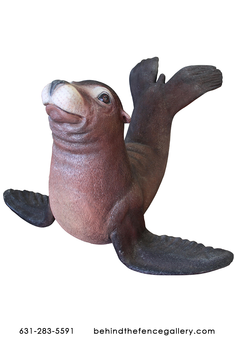 Sea Lion Life Size Statue - Click Image to Close