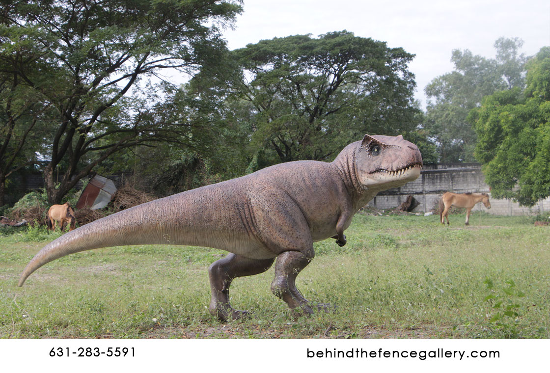 Young Trex Statue Dinosaur Prop - Click Image to Close