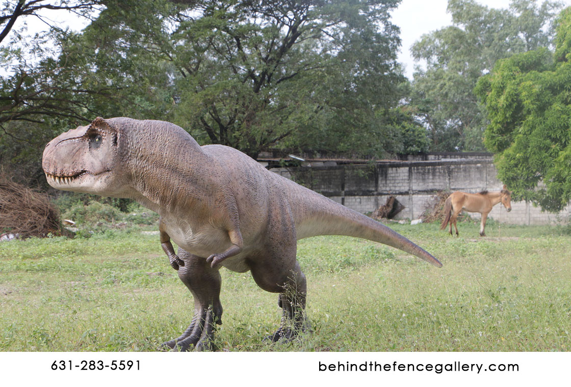 Young Trex Statue Dinosaur Prop