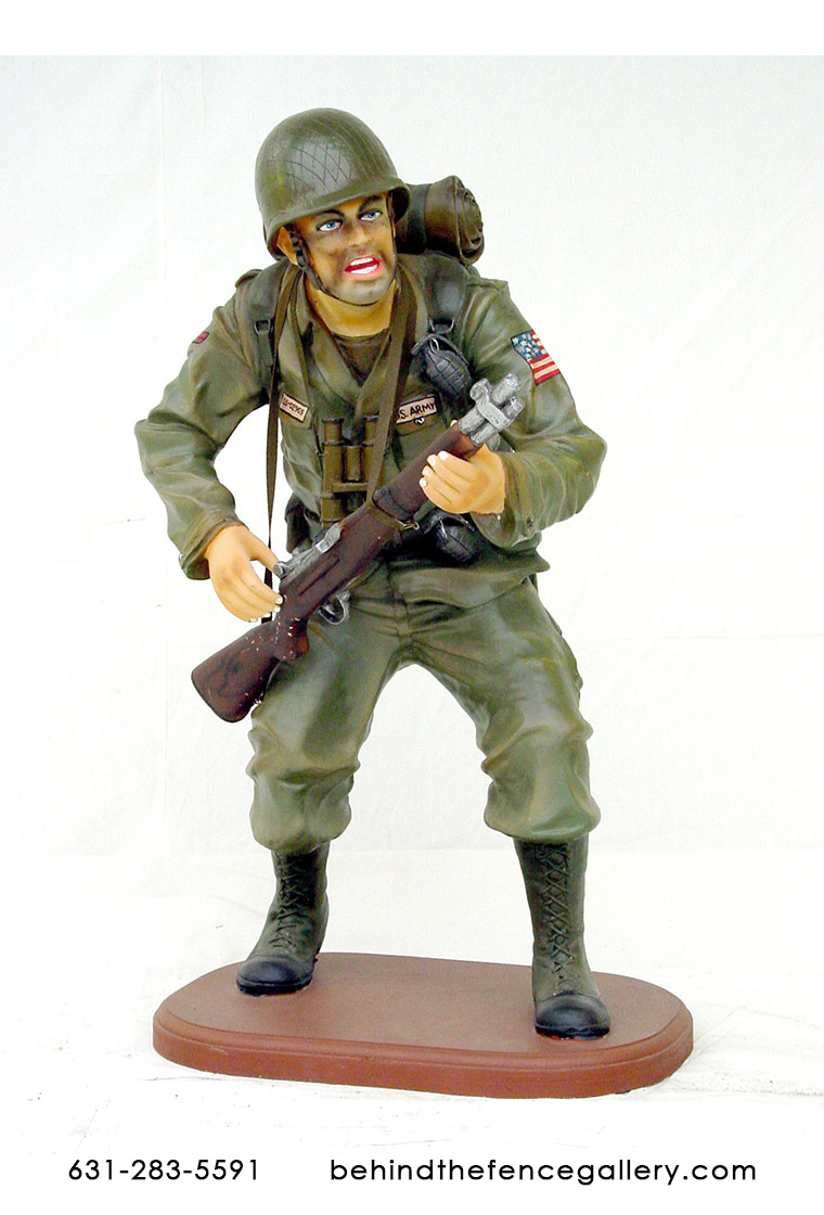 American Soldier Statue - 36 inch