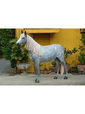 Appaloosa Horse 7 ft. -life like / Mane&Tail - Click Image to Close