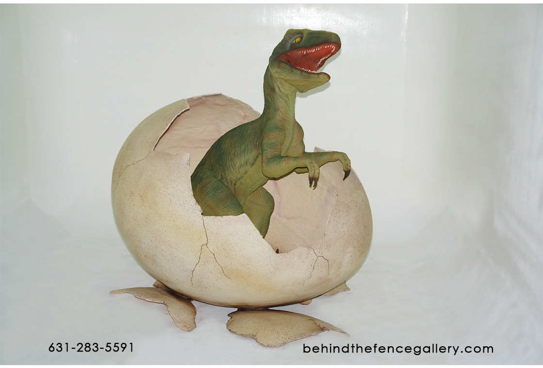 Baby T-Rex Hatchling Statue