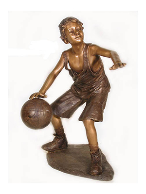 Bronze Basketball Player