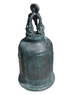 Bronze Buddhist Temple Bell - Click Image to Close