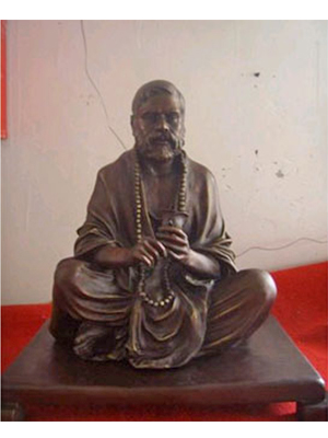 Custom Bronze Statue of Guru - Click Image to Close