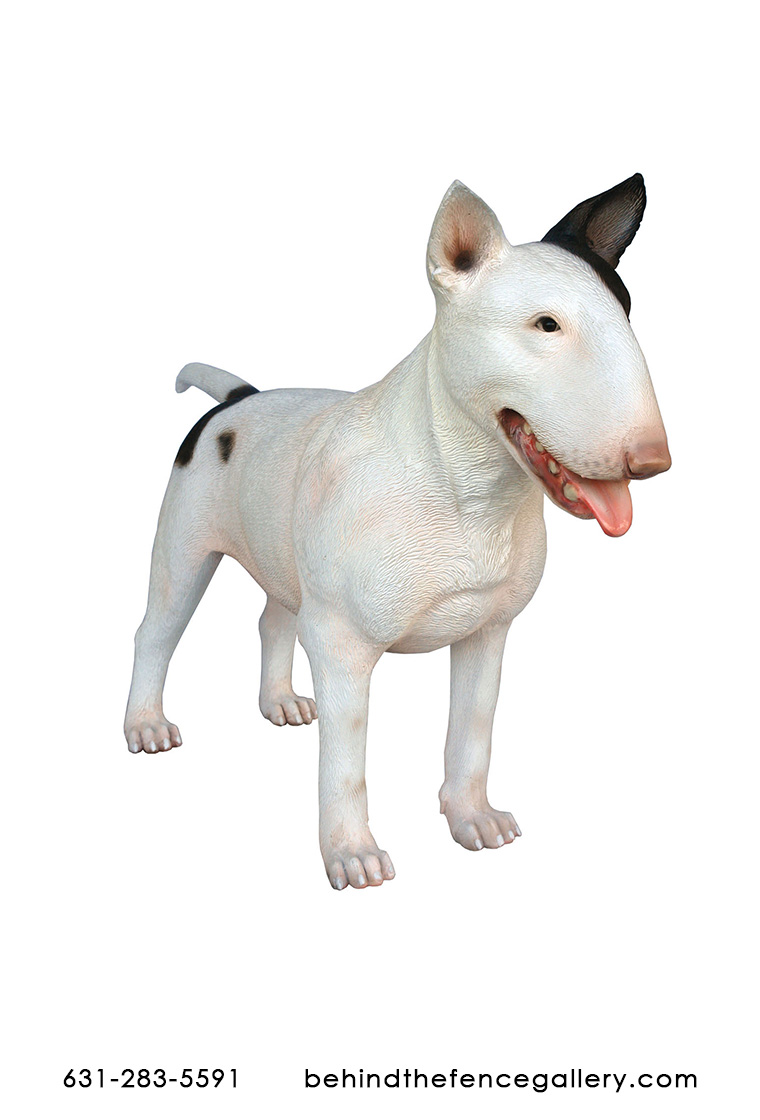 Bull Terrier Dog Statue