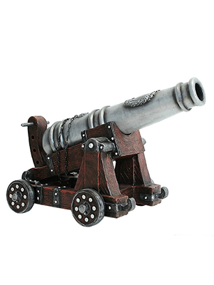 Cannon with Holder - Click Image to Close