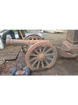 Civil War Cast Iron Cannon - Click Image to Close