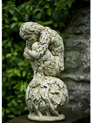 Cast Stone Thinker Statue - Click Image to Close