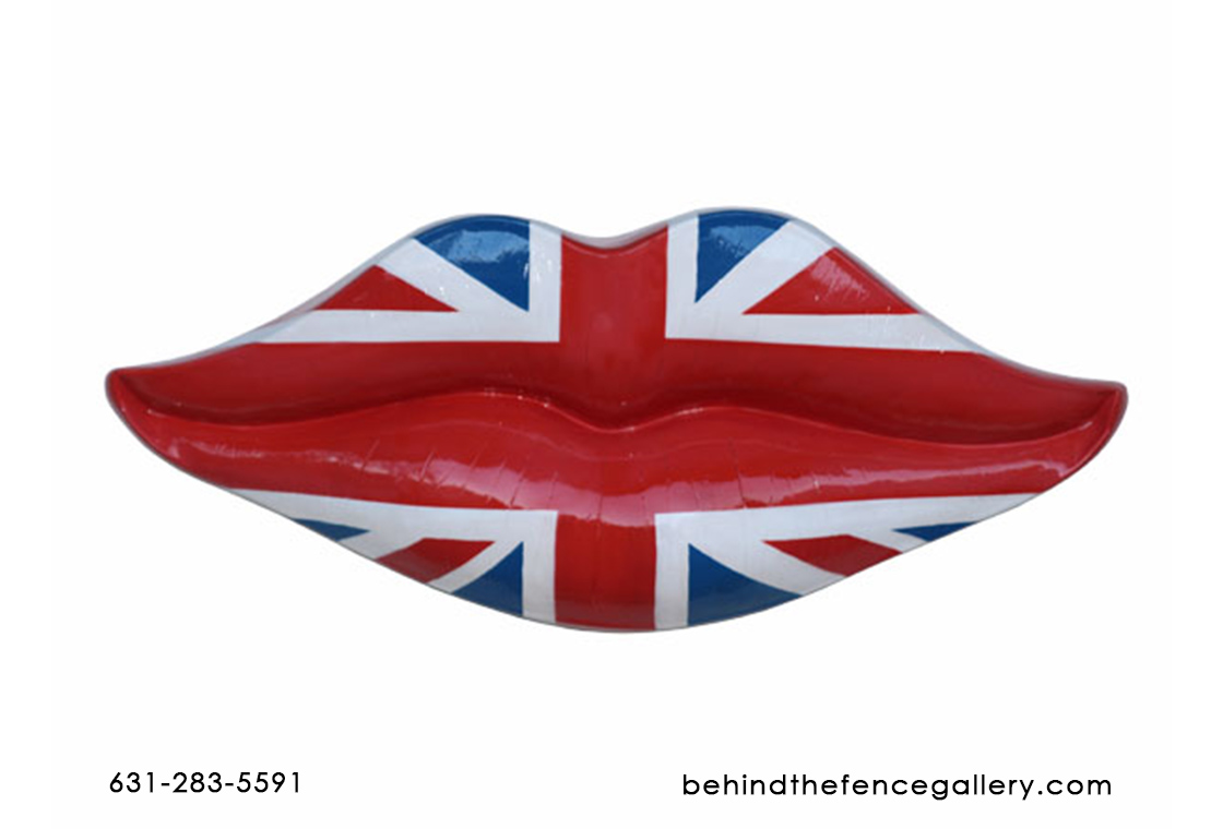 British Lips Wall Decor - Click Image to Close