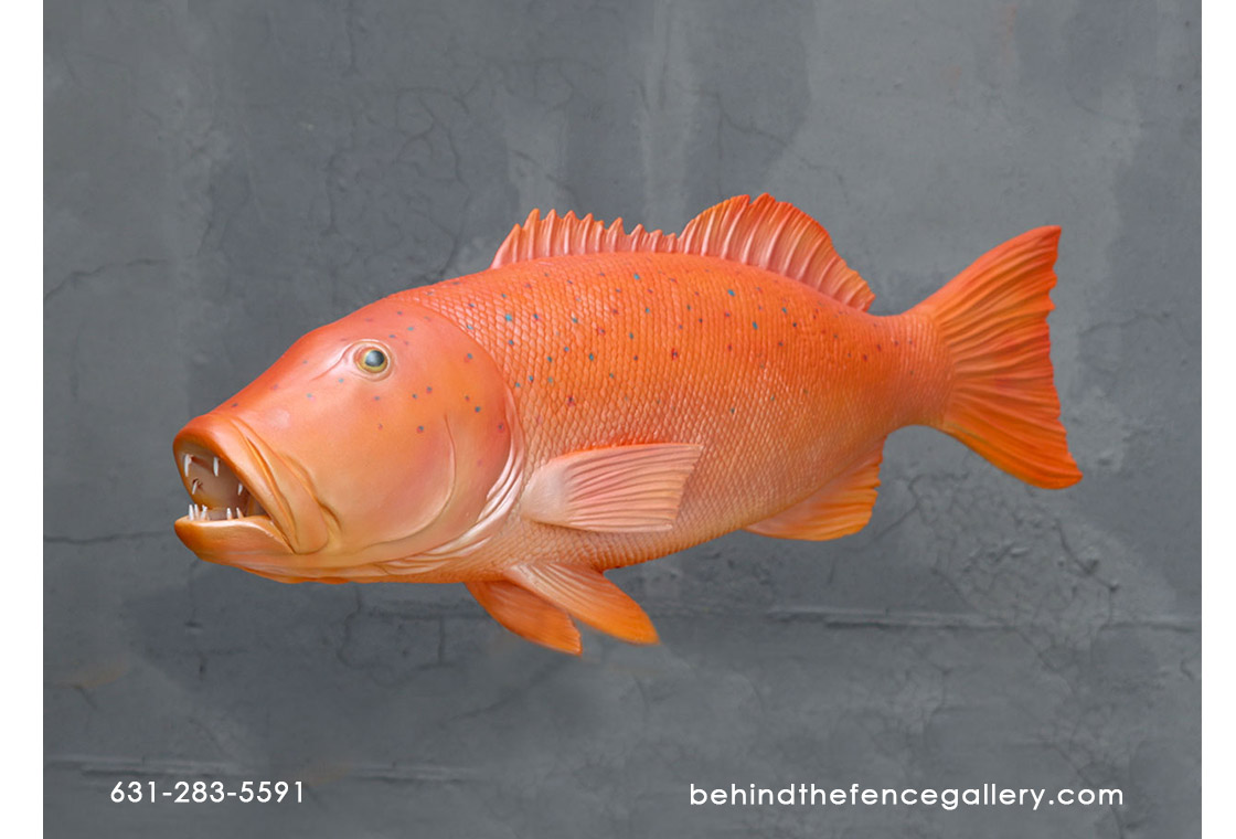 Coral Trout Fish Wall Hanging - Click Image to Close