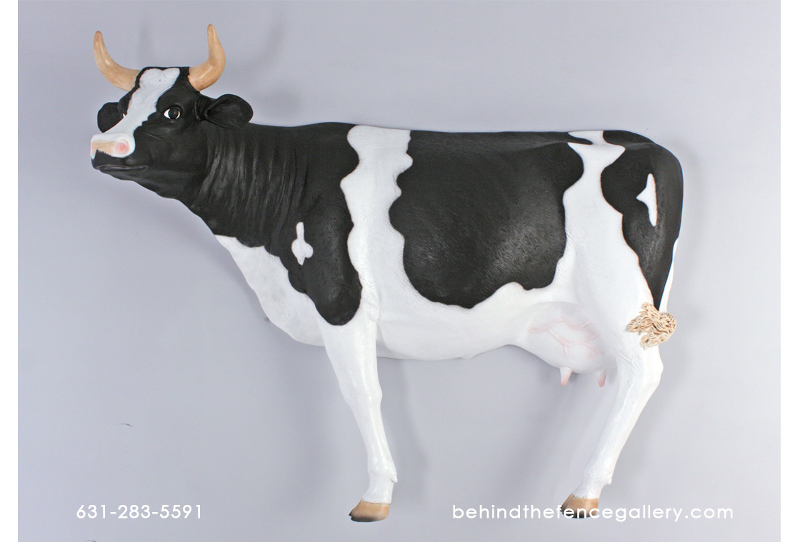 Life Size Cow Wall Decor