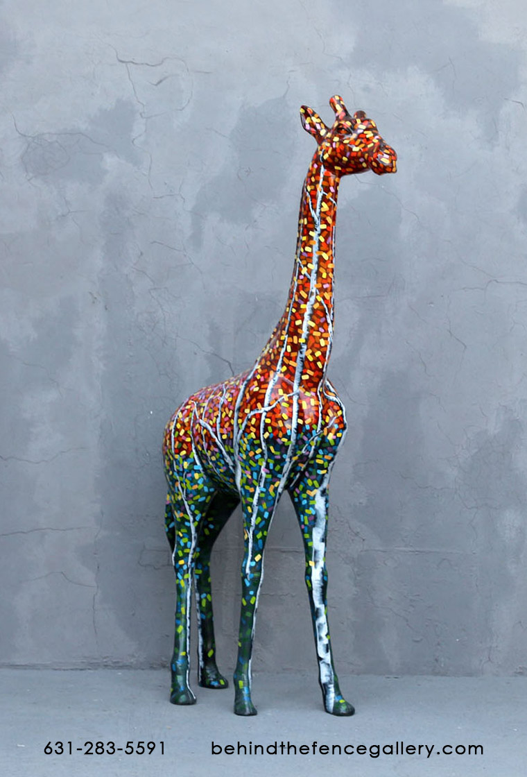 Popart Giraffe Statue - Click Image to Close