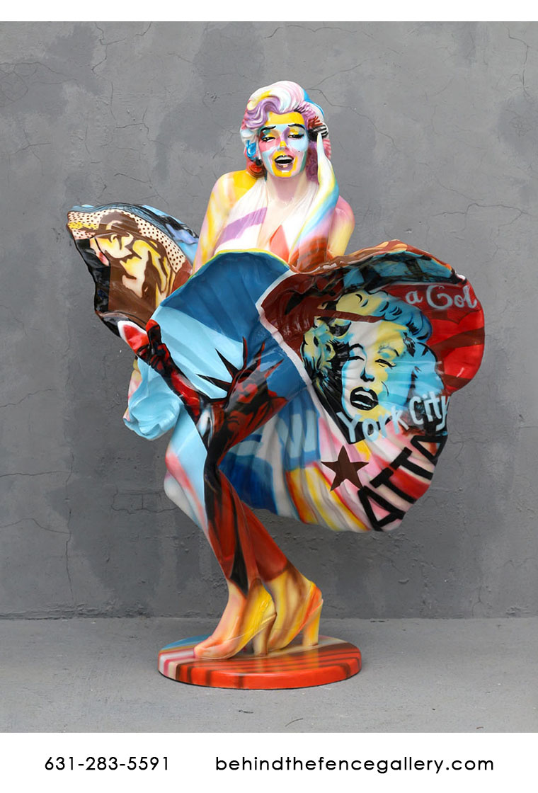 Popart Marilyn Monroe Statue - Click Image to Close