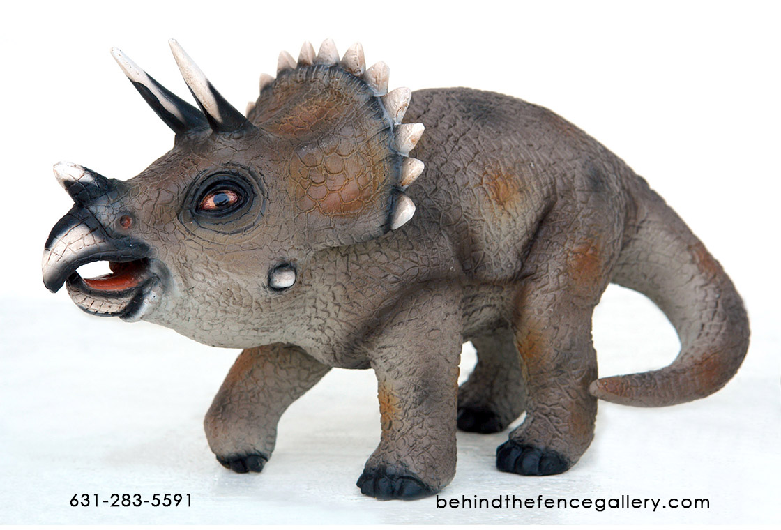 Triceratops Statue - 1 Ft. - Click Image to Close