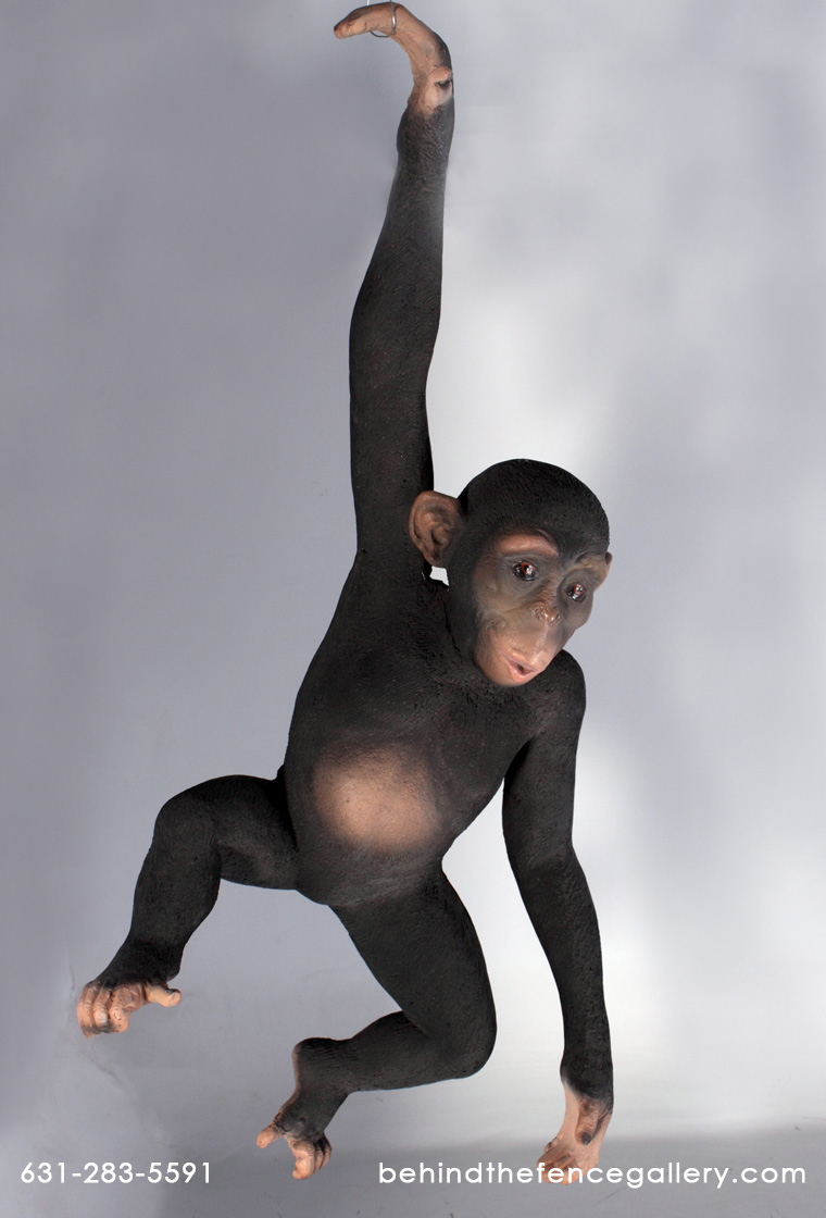 Hanging Monkey Statue - Click Image to Close