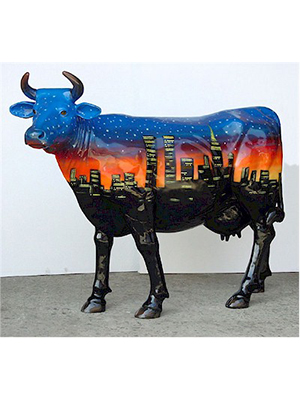 " City Cow " (with or without Horns) - Click Image to Close