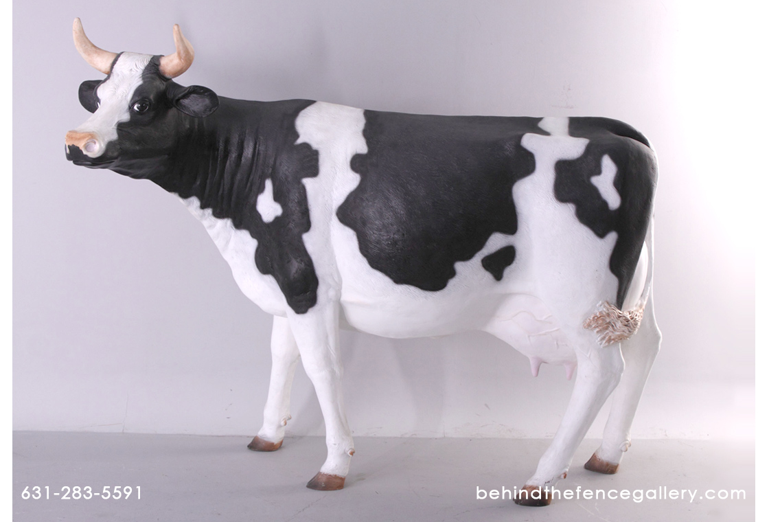 Life Sized Cow Statue - Click Image to Close
