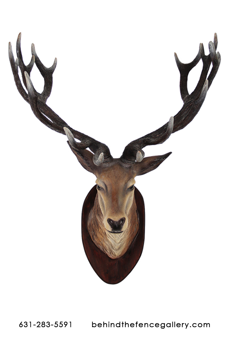 Deer Head Wall Mount - Click Image to Close