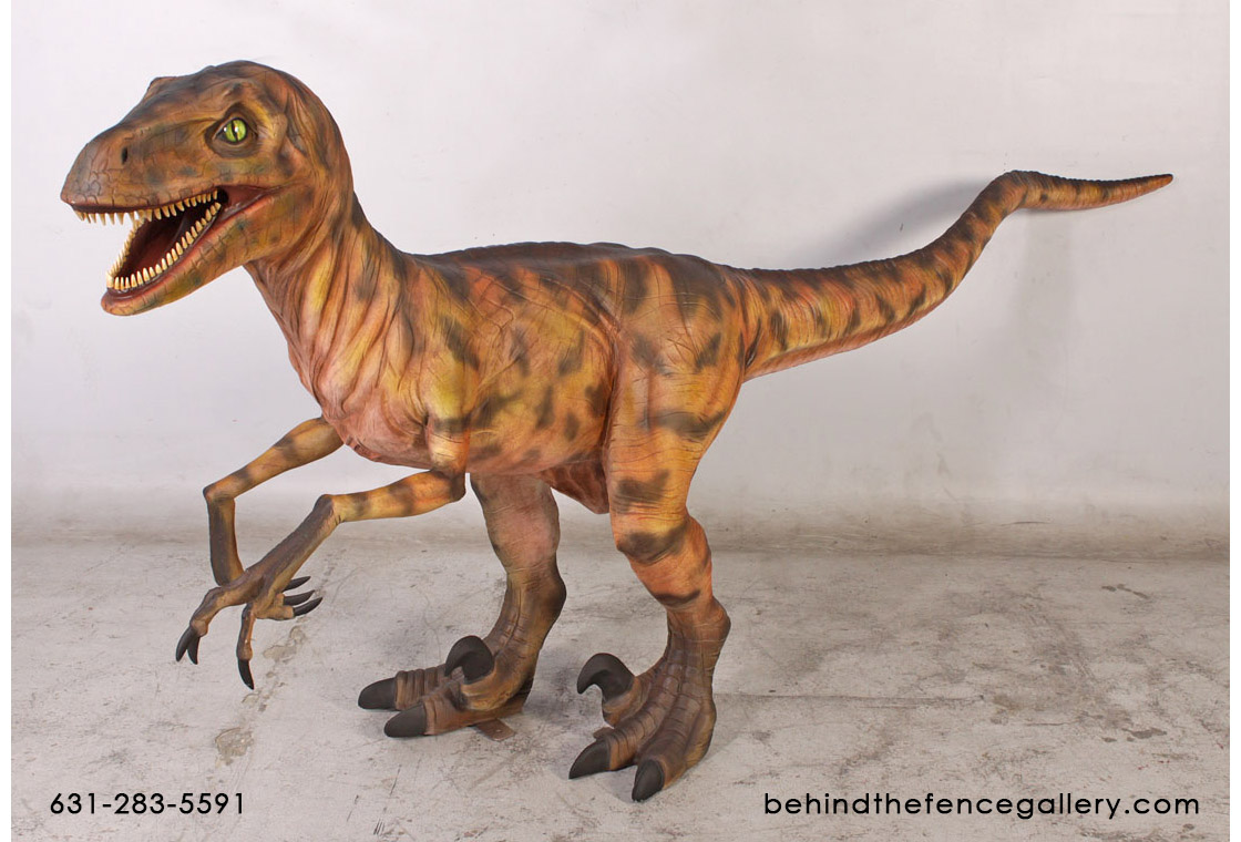 Dinosaur Statue Life Size Deinonychus - Click Image to Close