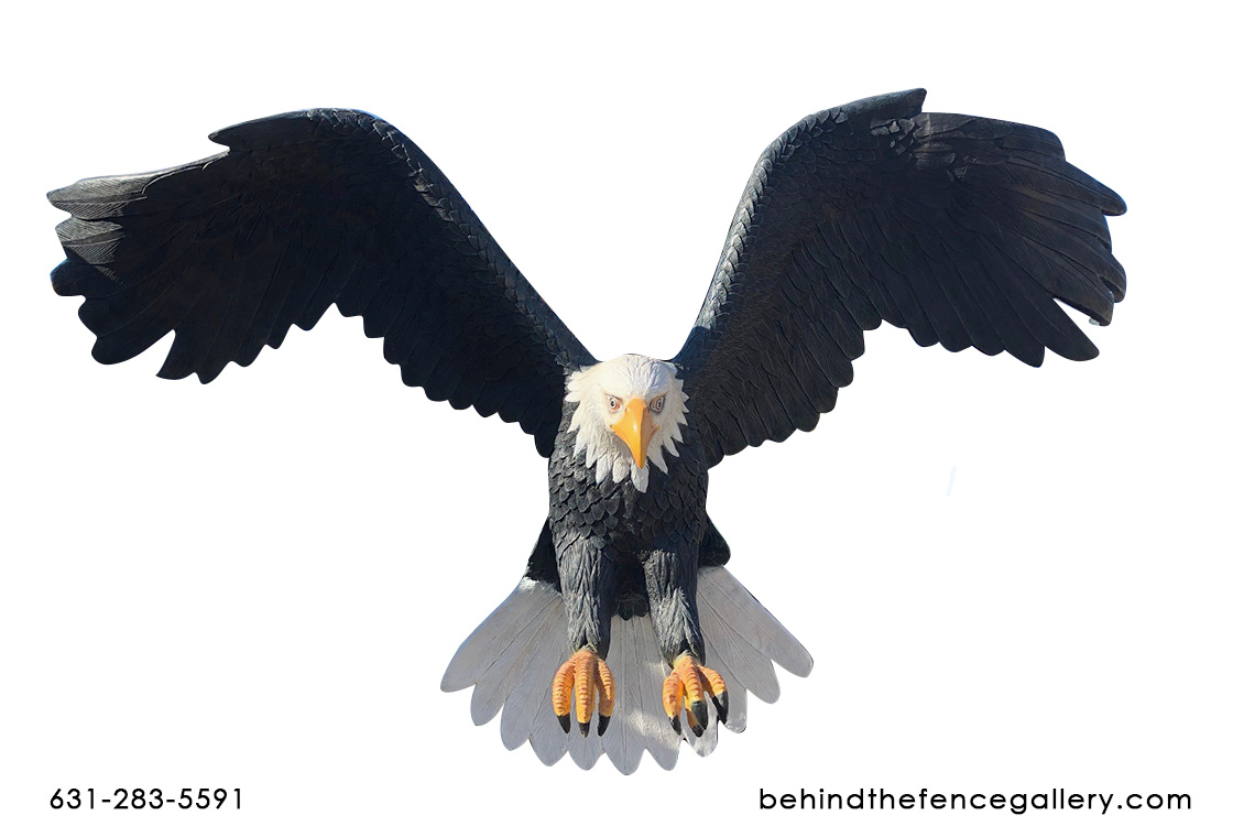 Eagle Statue - Wings Up - Click Image to Close
