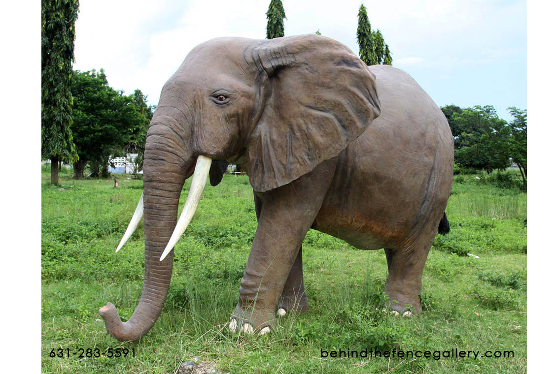 African Elephant Statue