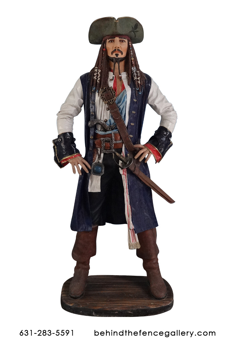 Jack the Pirate Statue - Click Image to Close
