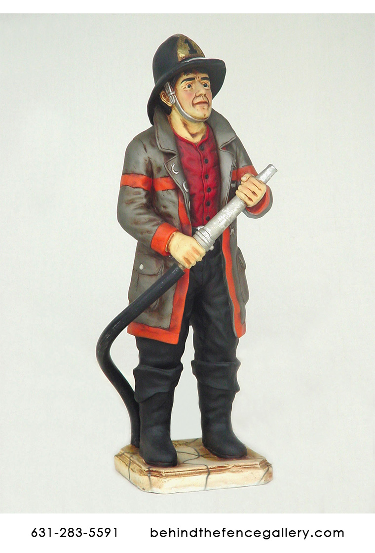 Fireman Statue - 3 ft. - Click Image to Close
