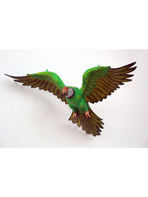 Parrot Flying (Green) - Click Image to Close