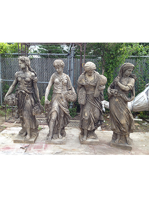 Four Seasons Statues (Set of 4) - Click Image to Close