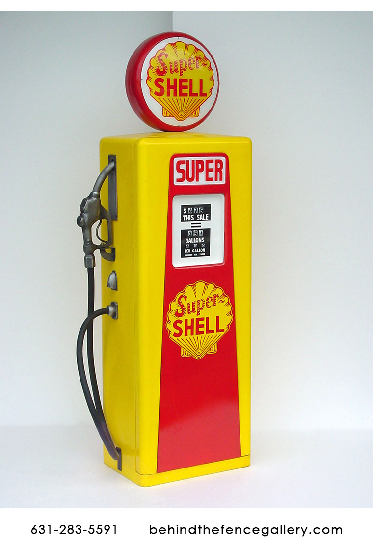Shell Gas Pump Cabinet
