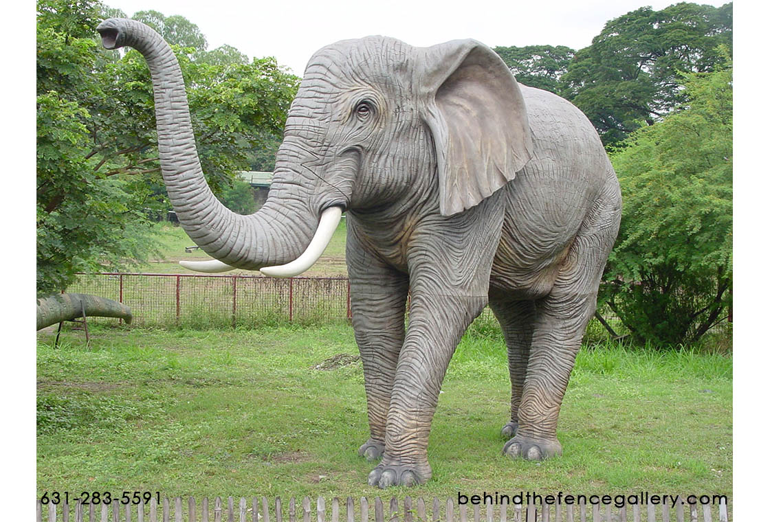 Giant Elephant Life Size Statue
