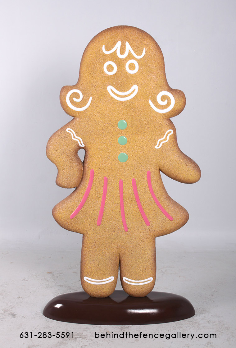 Gingerbread Mom Statue - Click Image to Close