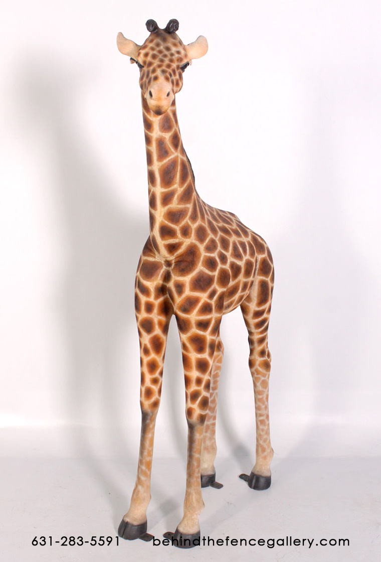 Baby Giraffe Statue 6 Ft. - Click Image to Close