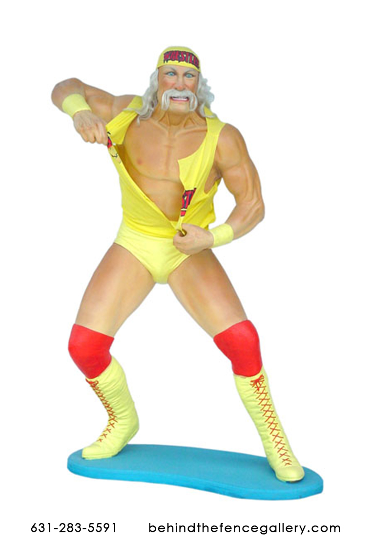 Hulk Hogan Statue - ft Hulk Hogan Life Size Statue : Behind the Fence Statues Gallery, Behind the Fence Statues Gallery