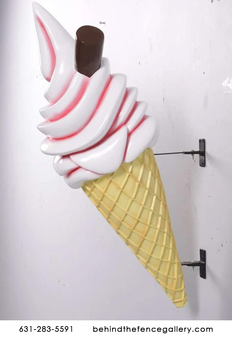 Mini Soft Serve Ice Cream Wall Mount