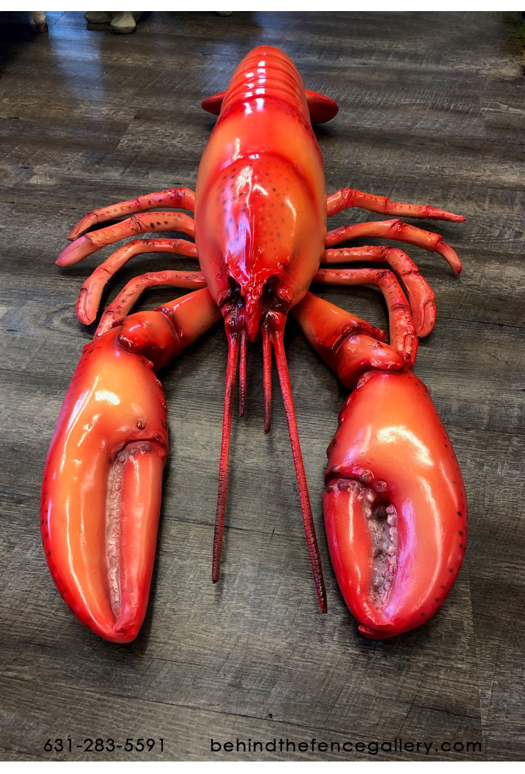 Jumbo Lobster Statue - Click Image to Close