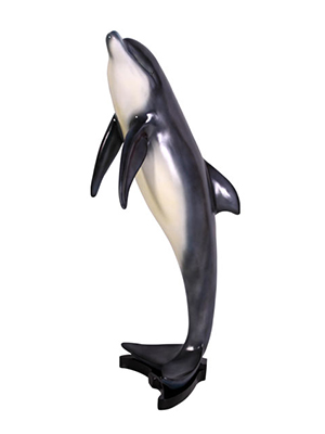 Jumping Dolphin on Stand - Click Image to Close