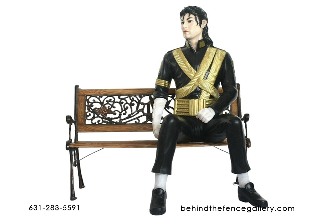 MJ Sitting Statue