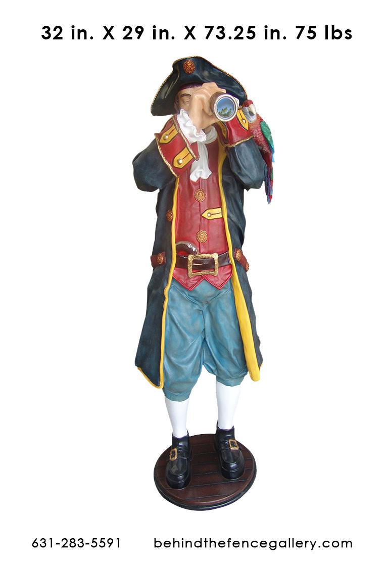 Captain Paruche Statue (Model B) - Click Image to Close