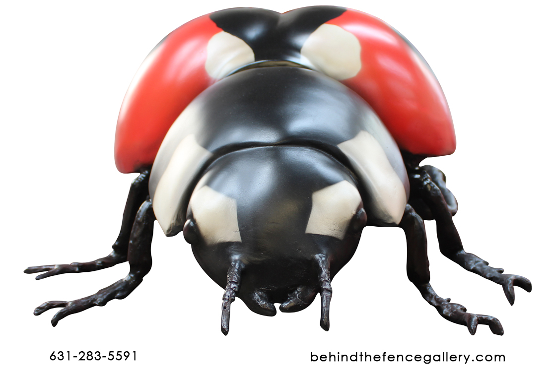 Over Sized Beetle Garden Statue - Click Image to Close