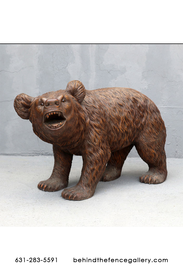 Large Bear Cub Statue - Click Image to Close