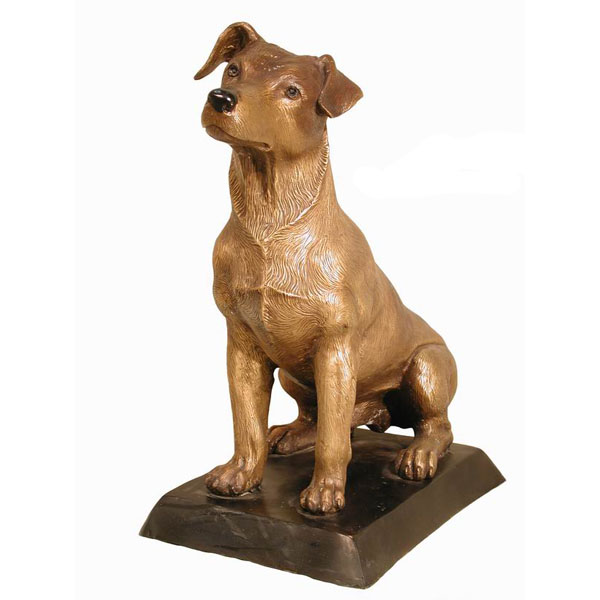 Bronze " Jack Russell " Dog